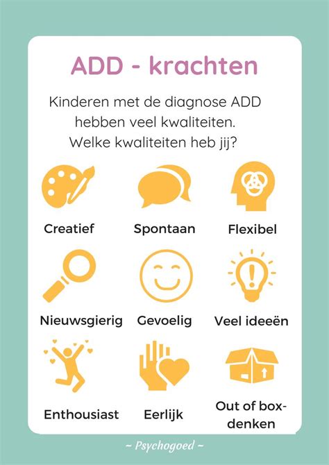 Add Krachten Kinderen Met De Diagnose Add Hebben Veel Kwaliteiten