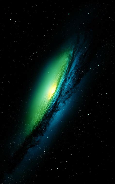 Green Nebula Wallpaper Iphone