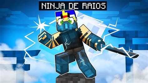 A história do PRIMEIRO NINJA DE RAIOS no Minecraft YouTube