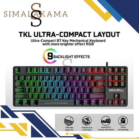 Jual Keyboard Gaming Mechanical Armaggeddon Mka C Pro Psychraven Wired