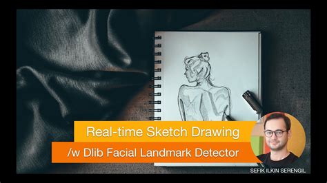 Real Time Sketch Drawing With Dlib Facial Landmark Detector And Opencv