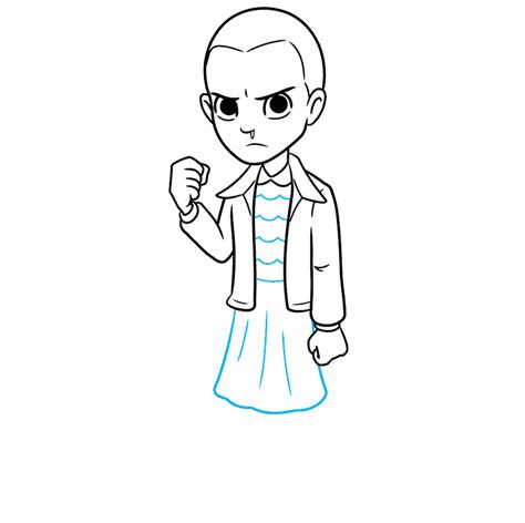 How To Draw Eleven From Stranger Things Really Easy Drawing Tutorial