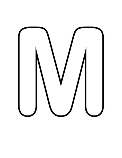 Free Printable Bubble Letter M Write And Draw In Bubble Letters