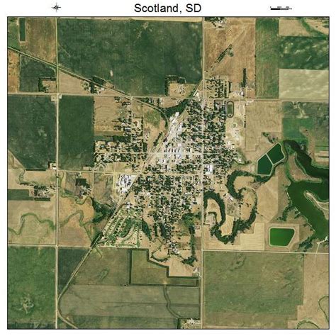 Aerial Photography Map Of Scotland Sd South Dakota