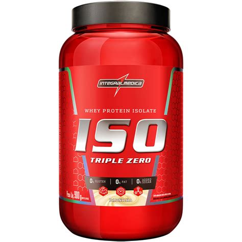 Whey Protein Integralmédica Baunilha ISO Triple Zero 900g Centauro