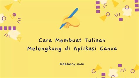 Cara Membuat Tulisan Melengkungmelingkar Di Aplikasi Canva