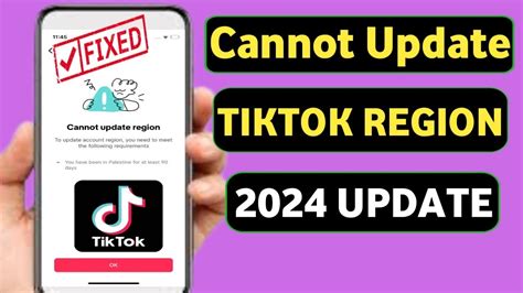 How To Fix Cannot Update Tiktok Region How To Change Tiktok