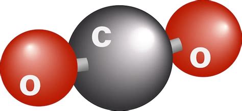 premium vector molecule  carbon dioxide