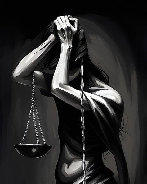 Justice Surreal Portraits Digital Art Prints Scales of Justice Lawyer ...