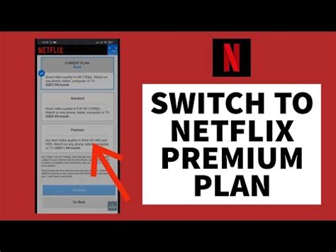 How To Change Your Netflix Plan Change Netflix Plan To Premium