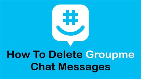 How To Delete Groupme Chat Messages 2023 Youtube