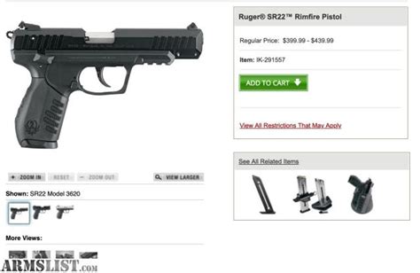 ARMSLIST - For Sale: Ruger SR22 with Extended Mags +5