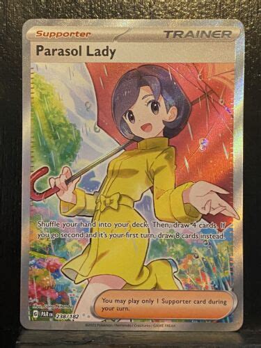 Pok Mon Tcg Parasol Lady Paradox Rift Holo Ultra Rare Ebay