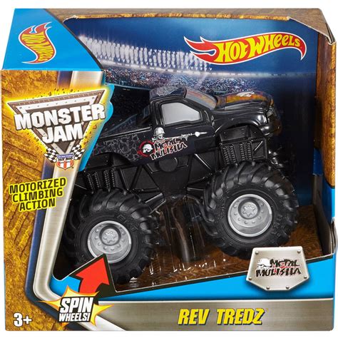 Hot Wheels Monster Jam Rev Tredz Metal Mulisha 1 43 Scale Vehicle