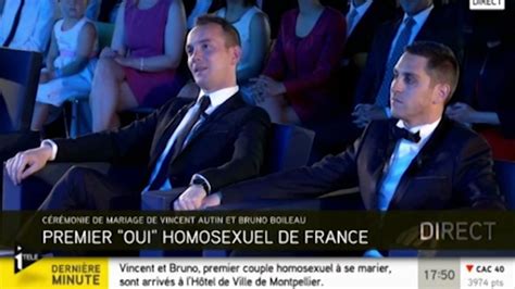 Vive Les Mariés Revivez La Cérémonie Du Premier Mariage Gay De France