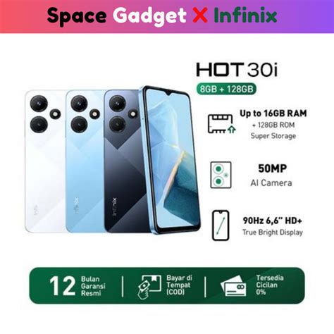 Jual Infinix Hot 30i 8 128GB New BNIB Garansi Resmi Shopee Indonesia