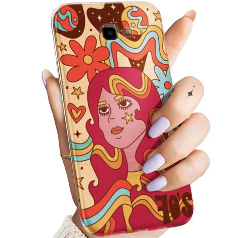 ETUI DO SAMSUNG GALAXY J4 PLUS 2018 WZORY HIPPIE PEACE HIPPISI OBUDOWA