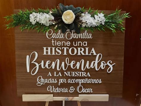 Letrero Bienvenidos Personalizado Para Bodas Caballete Mebuscar M Xico