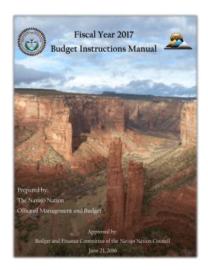 Navajo Nation Office Of Management And Budget Fill Online Printable