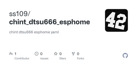 Github Ss Chint Dtsu Esphome Chint Dtsu Esphome Yaml