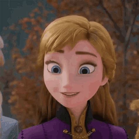 Frozen Confused Anna Staring 