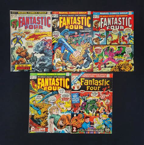 Comicconnect Fantastic Four Group Lot Comic Book Group Lot Vf