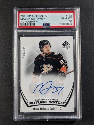 Upper Deck Sp Authentic Mason Mctavish Auto Future Watch