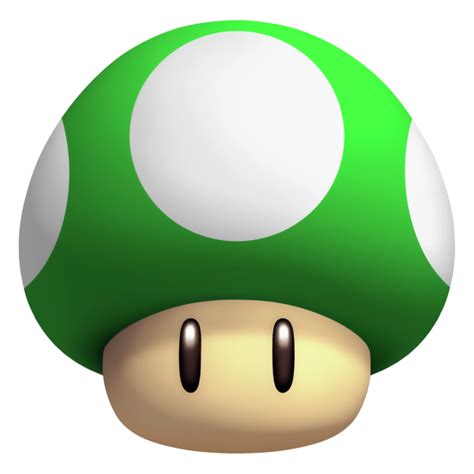 File Super Mario Bros Green Mushroom Png Thealmightyguru