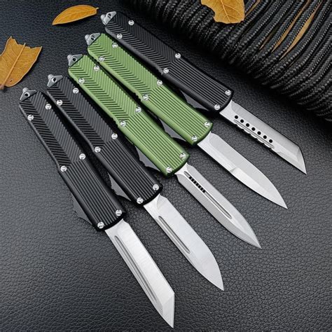 Mic Adjustable Flick Knife D2 High Speed Steel Tactical Dagger OTF ...