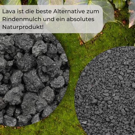 Lavastein Lava Kies Granulat Mulch Grill Garten Pflanze Anthrazit 2 8 8