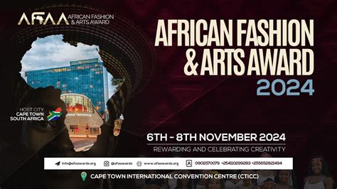 AFAA AWARDS – AFRICAN FASHION & ARTS AWARD is an initiative designed to ...