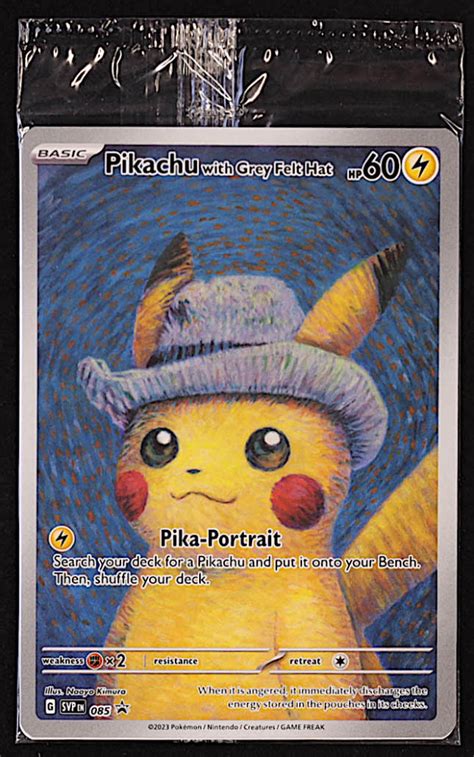 Pikachu With Grey Felt Hat Pokemon Scarlet Violet Promos