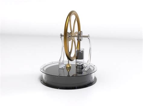 Temperature Difference Stirling Engine D Model Cgtrader