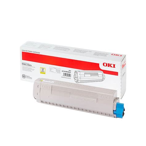 OKI Cartouche De Toner D Origine JAUNE 7300 Pages Pour MC853 MC873 MC883