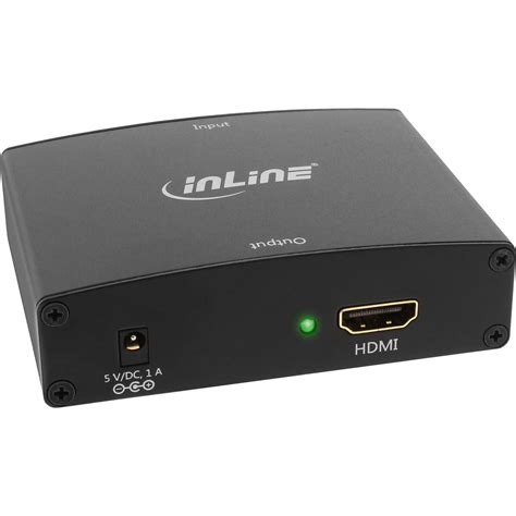 Inline Konverter Vga Audio Zu Hdmi Eingang Vga Und Klinke Audio Stereo