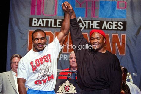 Evander Holyfield And George Foreman Battle Of The Ages Atlantic City 1991 Images Boxing Posters