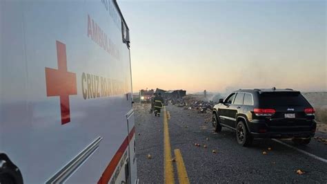 Fuertes Fotos Fatídico Accidente En Carretera De Sonora Deja Una