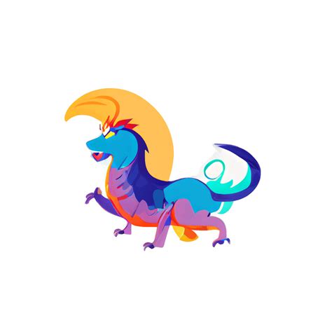 Colorful Dragon Clipart Graphic · Creative Fabrica