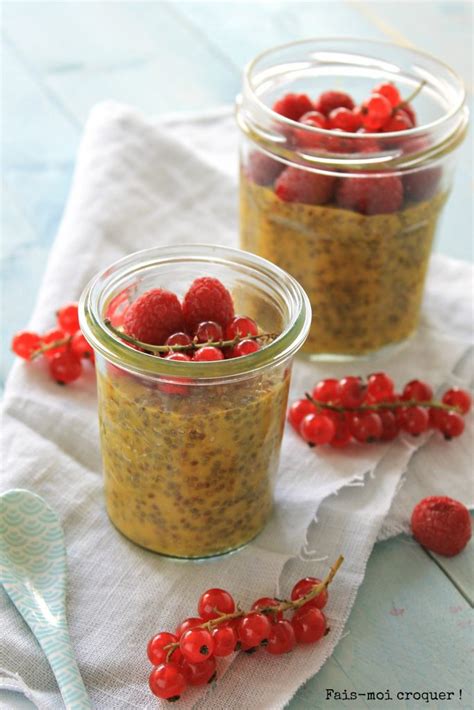 Chia Pudding à la mangue Vegan Green Fais moi croquer