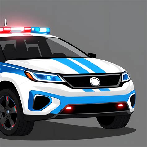 Modern Police Cruiser - Free Download - AI Scribbles