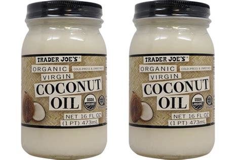 Trader Joes Organic Virgin Coconut Oil 16 Fl Oz 2 Jars