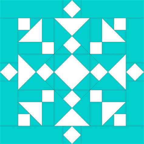 Snazzy Snowflake Quilt Block – Highway 10 Designs