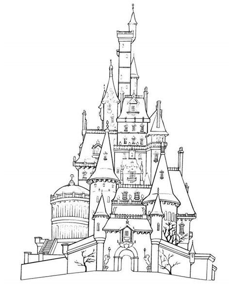 Cinderella Castle Drawing at GetDrawings | Free download