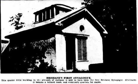 Brisbane Synagogue Mapping Brisbane History