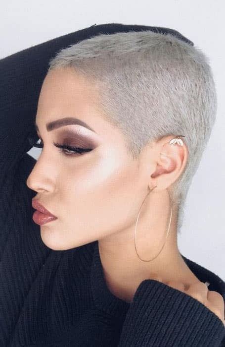 Coolest Buzz Cuts For Women Short Shaved Hairstyles Shaved Hair