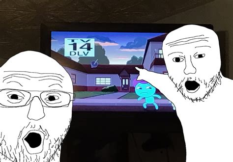 Pibby In Adult Swim Two Soyjaks Pointing Know Your Meme