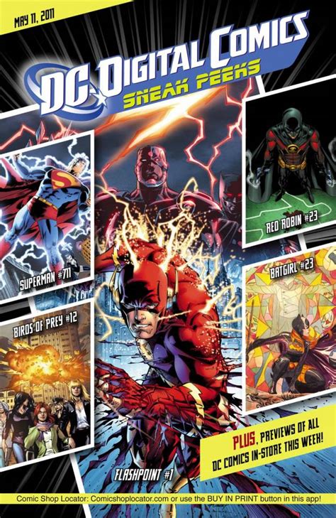 DC Digital Comics Sneak Peeks Credits - Comic Vine