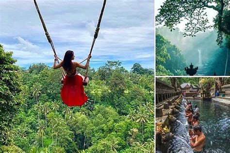 Tripadvisor Ubud Jungle Swing Monkey Forest Waterfall Water