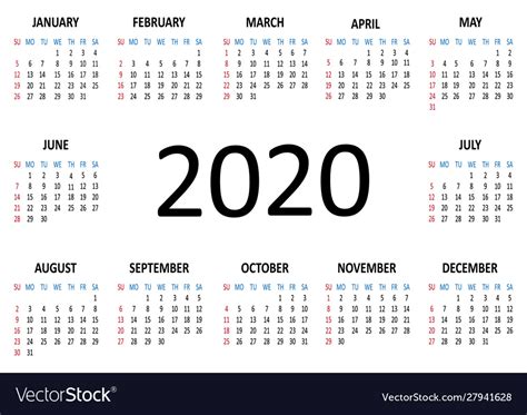 2020 Calendar With Week Numbers Calendar With Week Numbers Calendar Images