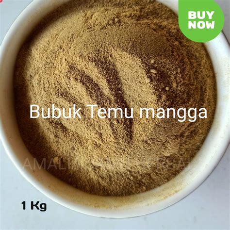 Jual Herbal Bubuk Serbuk Temu Mangga 1kg Shopee Indonesia